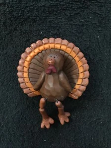 Handmade Autumn / Fall Thanksgiving Turkey Ornament - Imagen 1 de 6