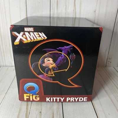 Boneco colecionável Marvel X-Men Kitty Pryde Lockheed Q-Fig Elite Diorama Mutant - Imagem 1 de 4