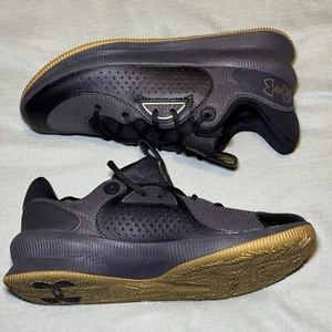Unisex Under Armour Size 12 Twenty 47 Black Jet Grey 3025619-003 Basketball New - Picture 1 of 7