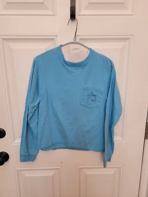 Camiseta Guy Harvey Niño Azul Manga Larga Marlín Talla Juvenil L 12/14 Foto 1 de 4