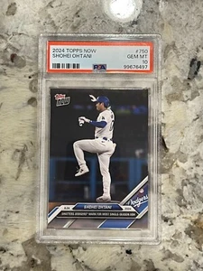 2024 Topps Now Shohei Ohtani #750 Most Dodgers XBH in Season PSA 10 - Picture 1 of 2