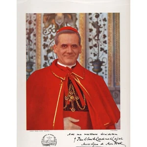 Vintage Lithograph Photo Portrait of Cardinal Paul-Émile Léger Francophone - Picture 1 of 3