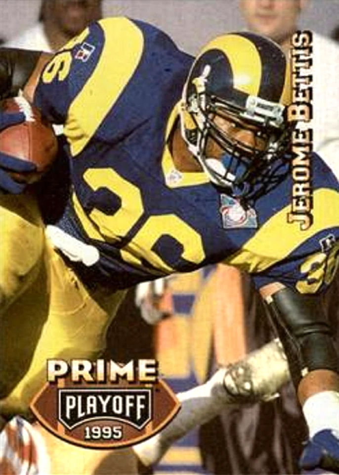1995 Playoff Prime #6 Jerome Bettis St. Louis Rams HOF - Image 1 of 1