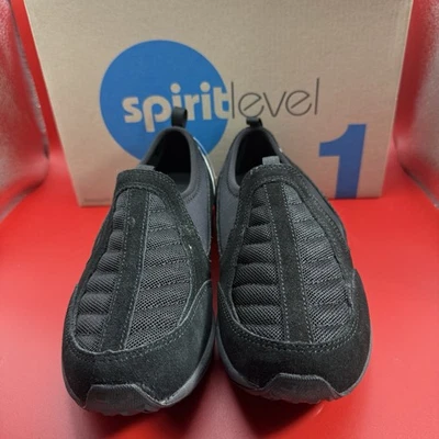 Easy Spirit Shoes Womens 6 M Setucson Traveltime Mule Sneakers Black Slip - Image 1 of 4