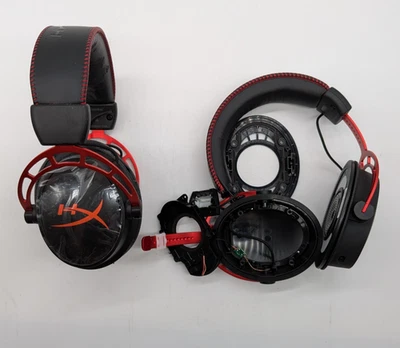 2er Set HyperX  Kopfhörer- Einzelteile / Defekte ungeprüft A - Bild 1 von 2
