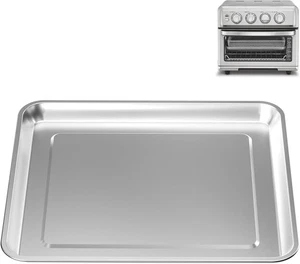 Stainless Steel Baking Tray Pan Compatible With Cuisinart Toaster Oven For Air - Picture 1 of 6