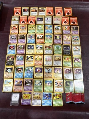 Pokemon Card Lot 77 Cards + Checklist Sheet Vintage 1996-2000 Nintendo Some Rare - Image 1 of 4