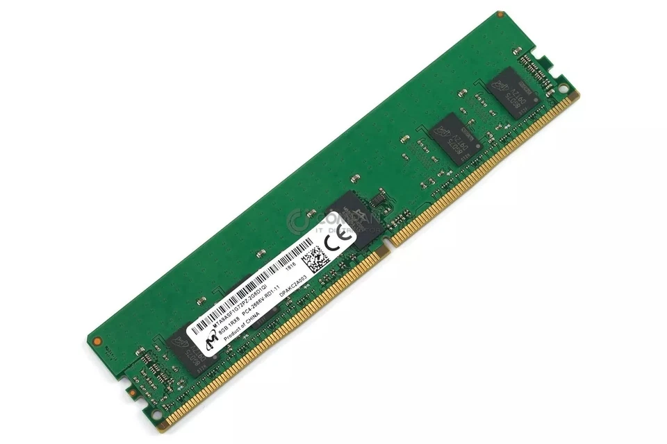 MICRON DDR4 8GB 1RX8 PC4-21333 2666MHZ RDIMM - Photo 1/1