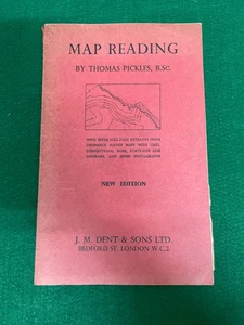 MAP READING THOMAS PICKLES BSC J M DENT & SON 1955 BOOK 34 PAGES - Picture 1 of 7