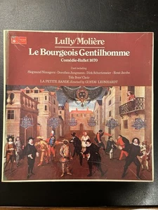 Lully / Moliere Le Bourgeois Gentilhomme Leonhardt 1975 Box 2LP Vinyl G/NM - Imagen 1 de 4