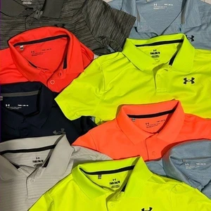 Under Armour Niños Sueltos Rendimiento Polo YMD/JM/M Paquete Mangas Cortas - Imagen 1 de 9