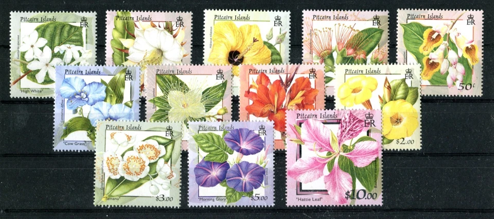 PITCAIRN ISLANDS 2000 Flowers complete set MNH (286) - Image 1 of 1