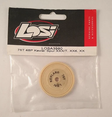 Piezas de camión buggy Team Losi LOSA 3980 76 dientes 48P Spur Gear XX XXX/T XXT XX4 RC Foto 1 de 3