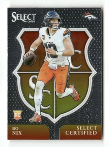 2024 Panini Select Phenomenon Bo Nix Denver Broncos #4 - Picture 1 of 2