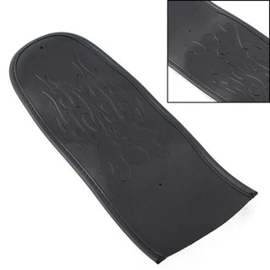For Harley Dyna Fat Bob Street Glide Flame Stitch Rear Solo Seat Fender Bib Pad - Picture 1 of 8