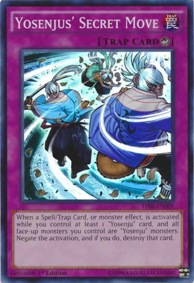 THSF-EN009 Yosenjus' Secret Move Super Rare 1st Edition Near Mint YuGiOh TCG - Image 1 of 1