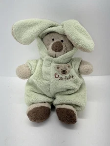 Ty Pluffies Love to Baby PJ Bear in Green Removable Pajamas Small Plush Toy 2004 - Picture 1 of 9