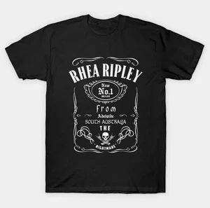 WWE Rhea Ripley Wrestling Black T-shirt - Imagen 1 de 5