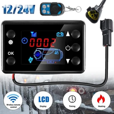 12/24V Auto Heizung Steuerplatine Auto Standheizung Luftheizung Fernbedienung - Bild 1 von 4
