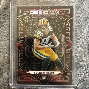 2023 Panini Obsidian Luke Musgrave Rookie Red Etch 1/8 Prizm Packers SSP RARE RC - Picture 1 of 2