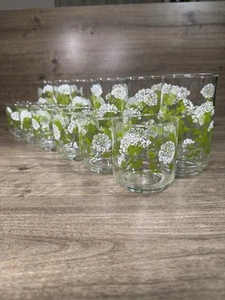 Vintage Libbey Queen Anne’s Lace M’Dia Tumbler (6 Tall/6 Low Ball)(1970s) - Picture 1 of 15