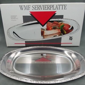 WMF Cromargan Stainless Steel Serving Platter Tray Rostfrei 18/10 Germany 14.5x8 - Picture 1 of 11