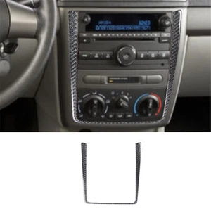 Borde de marco exterior de control central de auto de fibra de carbono para Chevrolet Cobalt 2005-2010 - Imagen 1 de 11