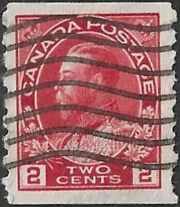 Canada    #127   "KING GEORGE V"    Fine Used  1912  Admiral Coil Issue   (C) - Bild 1 von 2