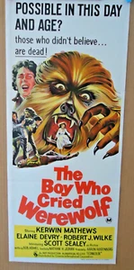 "The Boy Who Cried Werewolf" Daybill Movie Poster Like New Condition - Picture 1 of 5