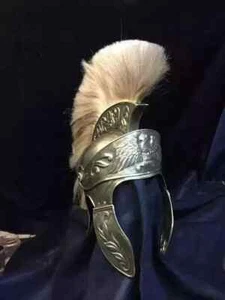 Mittelalterliche authentische antike Replik 18 Güte Messing Kapitän Kavallerie römischer Helm. - Bild 1 von 5