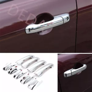 Chrome ABS Outer Side Door Handle Panel Trim For Honda Pilot 2003-08 Accessories - Foto 1 di 15