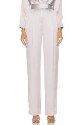 Pantalones Pantalón The Sei Pierna Ancha Platino Grande Plata Seda 2 Nuevos sin Etiquetas $587 Foto 1 de 4