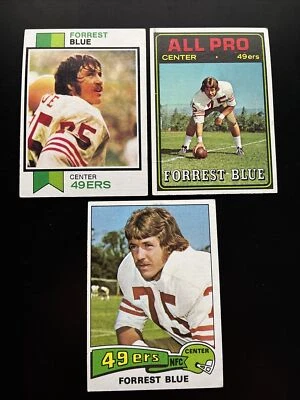 1973, 74, 75 Topps Forrest Blue  - Image 1 of 2