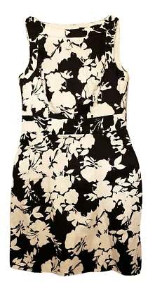 Chaps Dress Stretchy Sleeveless Unlined Pockets Career Date Night Business 8 - Image 1 of 4