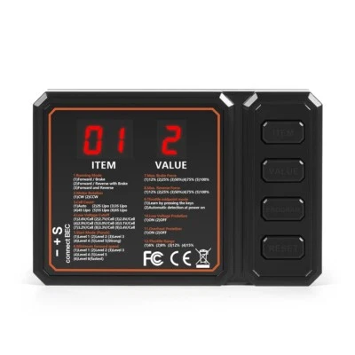 Programmierkarte f??r Brushless Regler in 1/10 RC Cars Easy Setup LED Display - Image 1 of 4