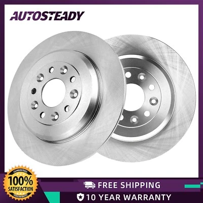 Rear Solid Brake Rotors for Ford Explorer Flex Taurus X Mercury Montego MKS MKT Foto 1 de 4