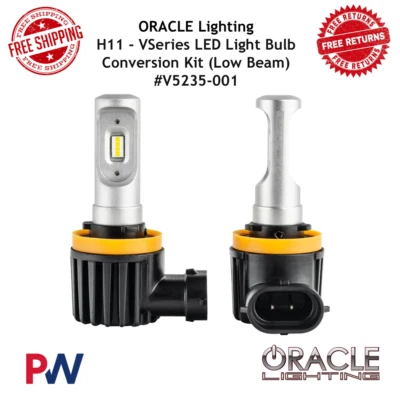 Oracle Lighting H11 - VSeries Led Light Bulb Conversion Kit (Low Beam) V5235-001 - Image 1 of 4