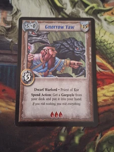 Gnorrow Yaw | Warlord Saga of the Storm CCG | Warlord Character - Picture 1 of 2