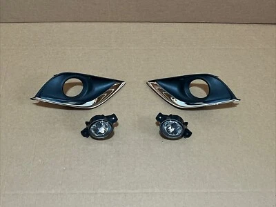 NEW for 2015-2019 NISSAN VERSA Front Bumper Driver & Passenger Fog Light Set - Image 1 of 3