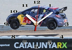 MODEL CARS, LOEB, Rallycross, Barcelone RX 2018, PEUGEOT 208 -01 with Clock, - Picture 1 of 1