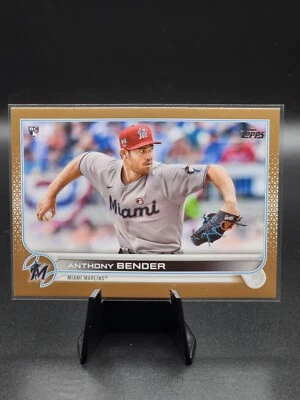 2022 Topps Series 1 - Anthony Bender (#160) Gold Border /2022 - Image 1 of 2