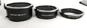 【Nera Mint】mamiya m645 Auto Extension Ring Tube Set No.1 No.2 No.3 #0203 - Picture 1 of 9