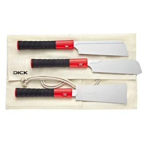 Japanese Saws Compact Saw 3pc Dozuki Ryoba Kataba DT712834 FREE ROLL UP CASE - Picture 1 of 4