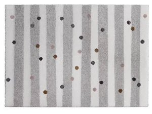 Kinderteppich SOFT Dots & Stripes 80x150cm Spielteppich Wohnteppich Kinderzimmer - Bild 1 von 9