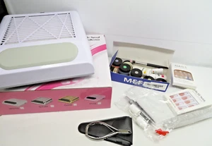 USED! Assorted Manicure Accessories and Nail Dust Collector * - Foto 1 di 8