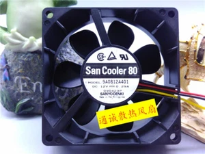 San Cooler 80 9A0812A401 12V 0.29A 8CM 8025 Cooling Fan - Afbeelding 1 van 2