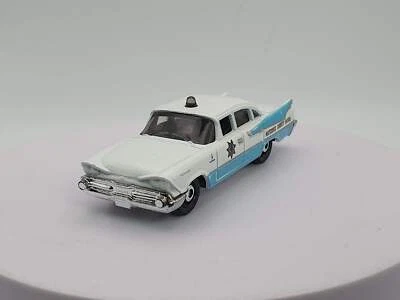 Dodge Coronet Police Matchbox 1/60 Bianco - Immagine 1 di 4