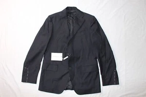 NWT Salvatore Ferragamo Mens Single Breasted Suit Jacket Navy Size 46 - Picture 1 of 14