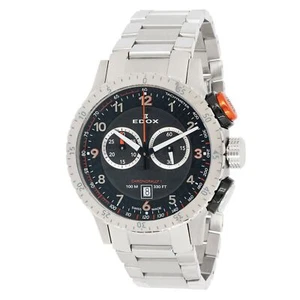 Edox 10114 3NMO NO Men's CHRONORALLY 1 Grey Dial Quartz Watch - Picture 1 of 4