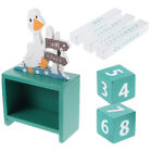  Wooden Desktop Calendar Student Daily Use Standing Table Decor